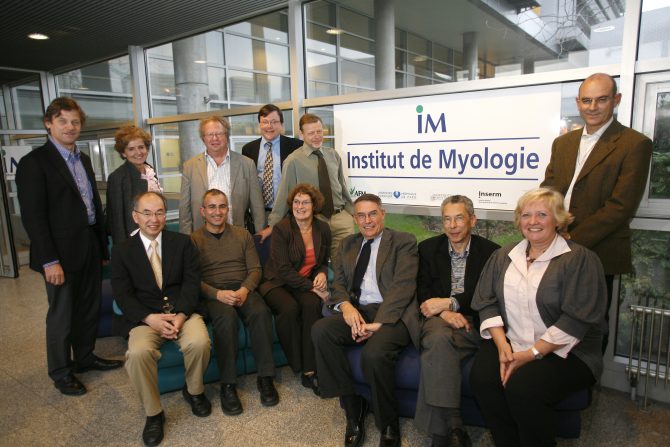 Premier Conseil scientifique de l'Institut de Myologie à Paris .