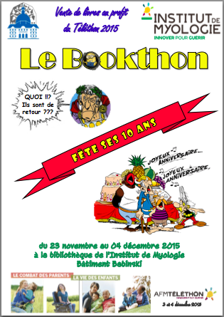 Affiche Bookthon 2015